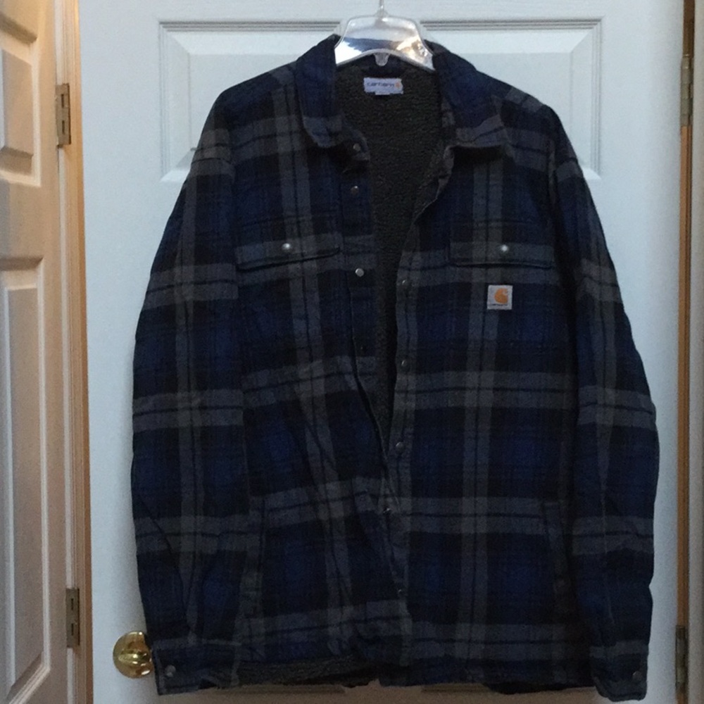 Carhartt fleece lined shirt